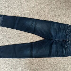 7 For All Mankind Dark Blue Skinny Jeans